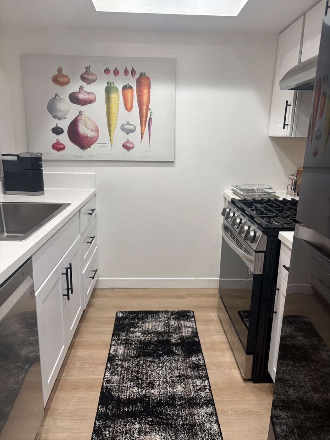 The shared kitchen
